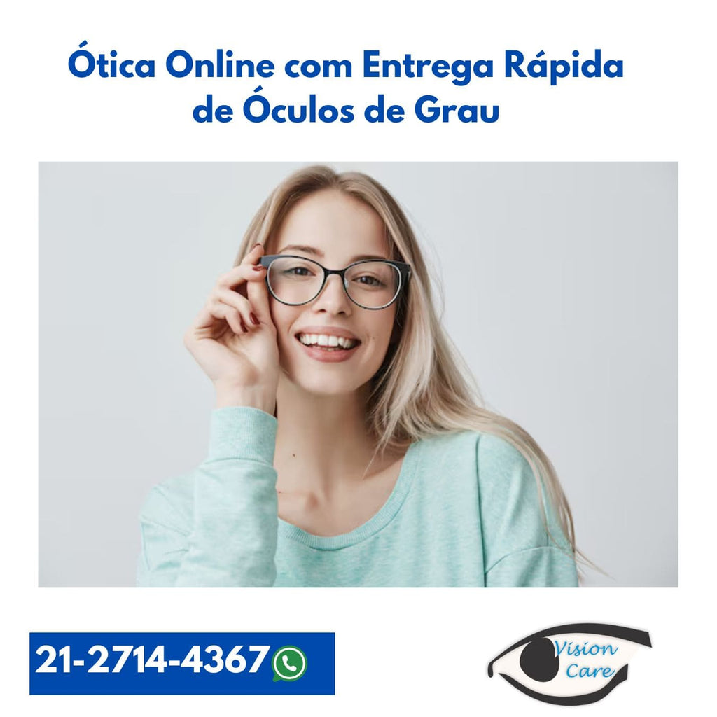 Ótica Online com Entrega Rápida de Óculos de Grau