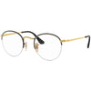 Ray-Ban Round Gaze RB3947VL 2946 51 - Preto / Dourado