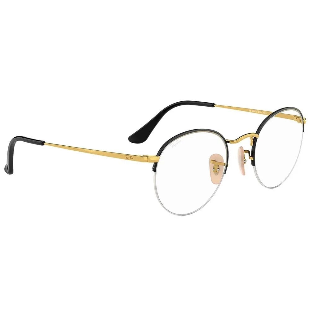 Ray-Ban Round Gaze RB3947VL 2946 51 - Preto / Dourado