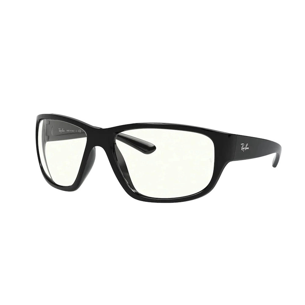 Óculos Solar Ray-Ban Rb4300 601/B5 63 Preto Brilho Lente Transparente