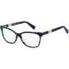 Óculos De Grau Max Mara Mm1290 H8D 54 - Azul Havana