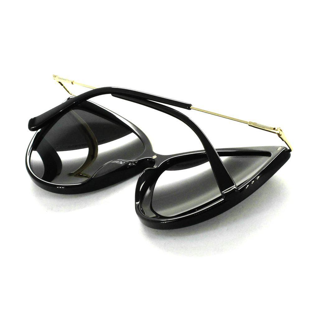 Max Mara Mm Classy Vi 807 Ir 59 Preto-Dourado/Cinza Gatinho