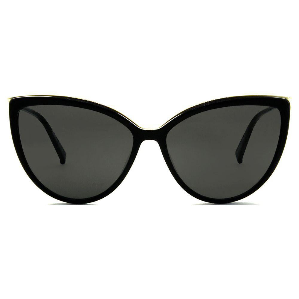 Max Mara Mm Classy Vi 807 Ir 59 Preto-Dourado/Cinza Gatinho