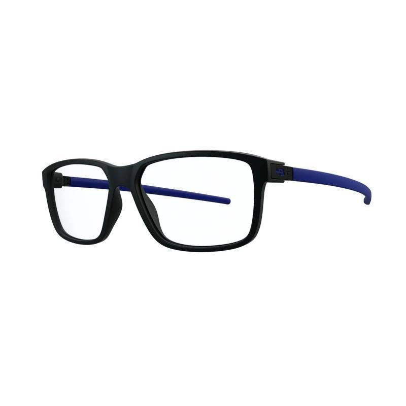 Óculos De Grau Hb Duotech M 93142 Matte Black D. Blue