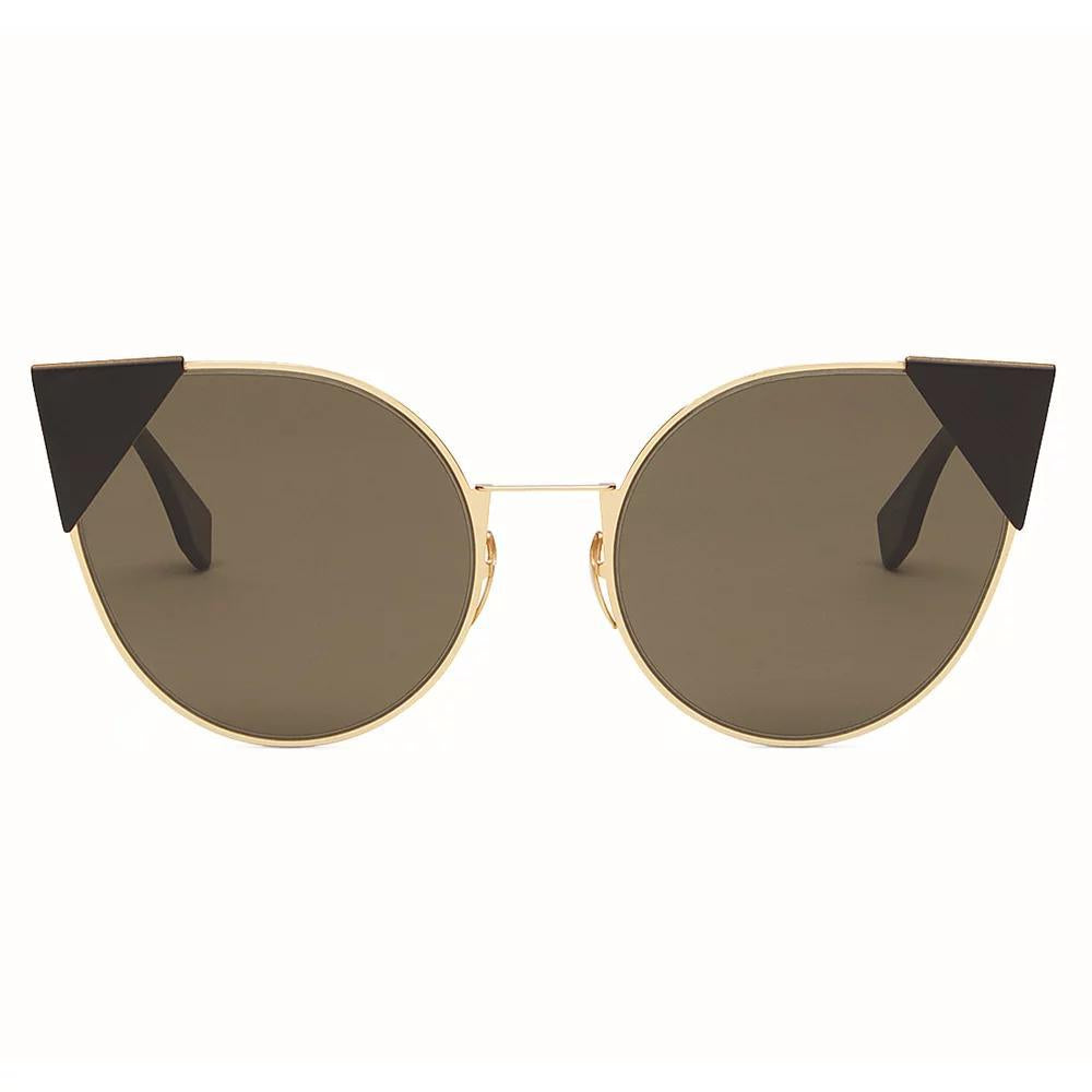 Óculos Fendi Lei Ff0190/S 000 2M 57 Pretodourado/Marrom