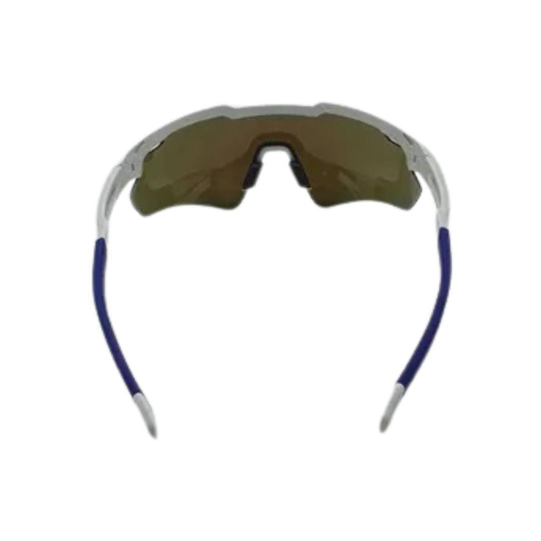 Oculos Hb Shield Evo 2.0 Pearled White Blue Chro