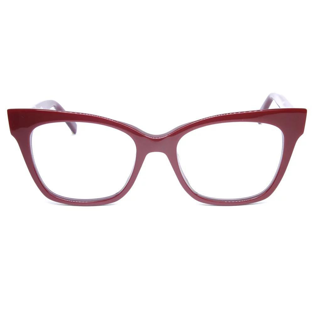 Óculos Max Mara Mm1318 C9A 51 Vermelho Escuro Gatinho