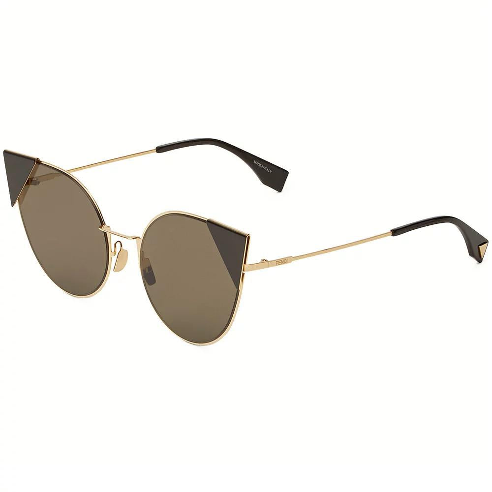 Óculos Fendi Lei Ff0190/S 000 2M 57 Pretodourado/Marrom